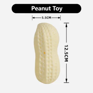 Squeaky Peanut Dog Toy