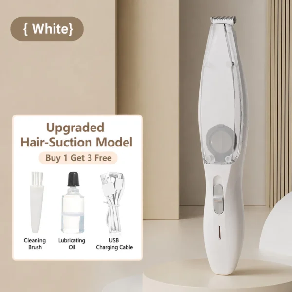 Pet Hair Trimmer With Vacuum