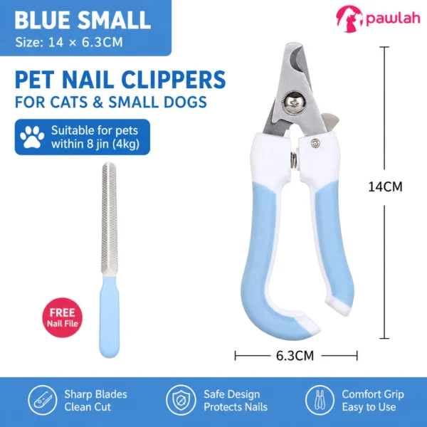 Pet Nail Clipper And File Set