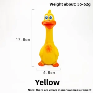 Latex Squeaky Duck Dog Toy