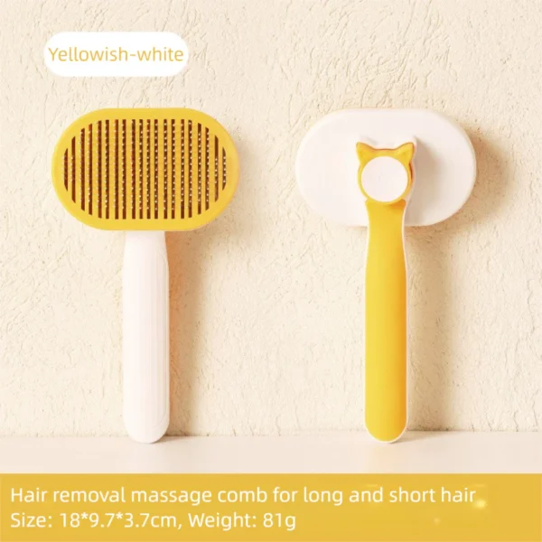 Self Cleaning Cat Grooming Comb